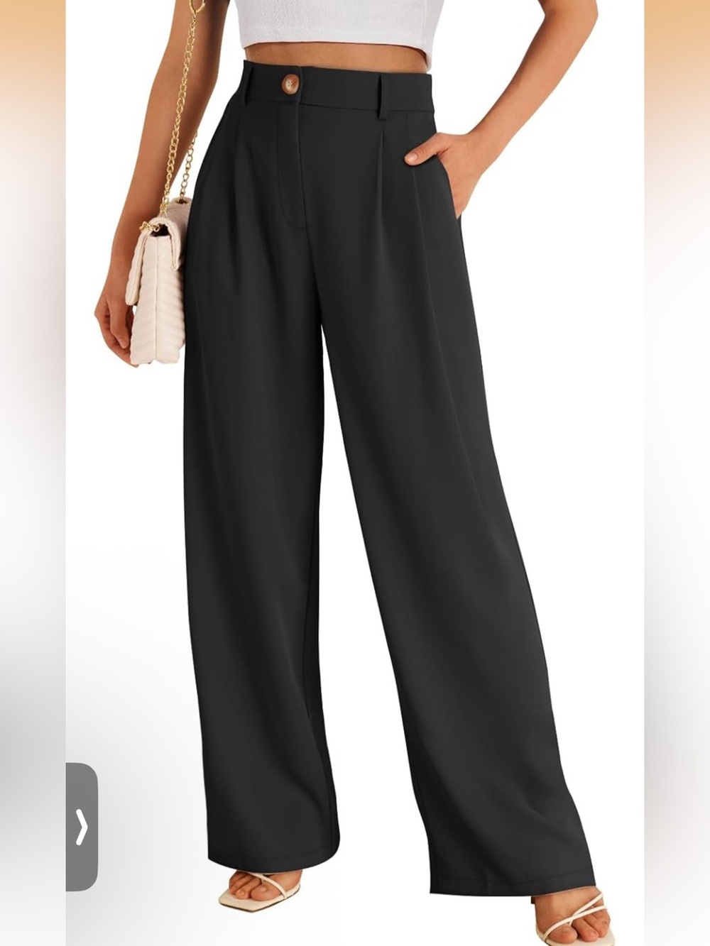 LILLUSORY Wide Leg Dress Pants Women's High Waisted Dressy Trousers